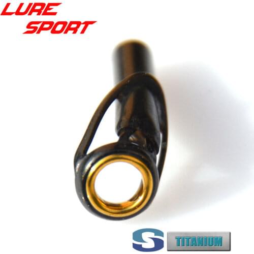 Titanium Frame Top Guide SIC Ring 2pcs HBTIXLRST Rod Building Component Pole Repair DIY Accessory Seaguide