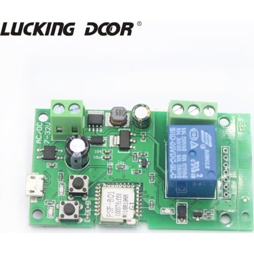 DC 7V-32V Smart Wifi Switch Relay Module Timer Wireless Remote Control Inching/Self-Locking Alexa Google home