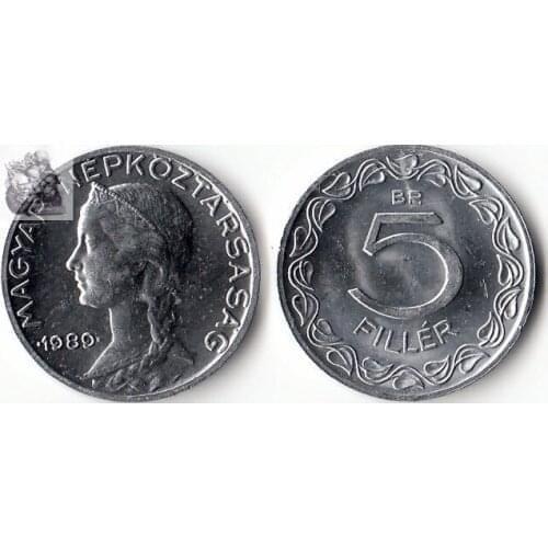 Hungary 5 Phil Coin Europe New Original Coins Unc Commemorative Edition 100% Real Rare Eu Random Year