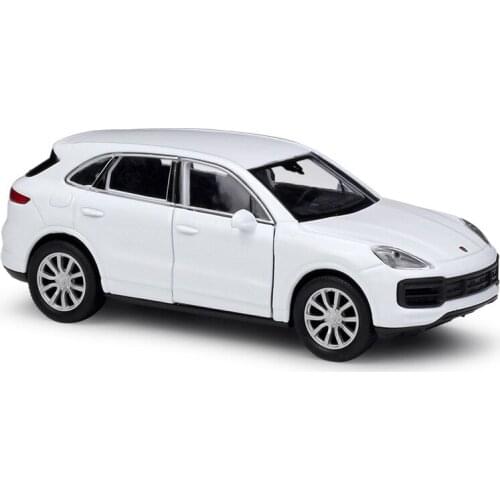 High Simulator WELLY Diecast 1:36 Cayenne Turbo SUV Model Car Metal Alloy Toy Pull Back Car For Kids Gift Collection