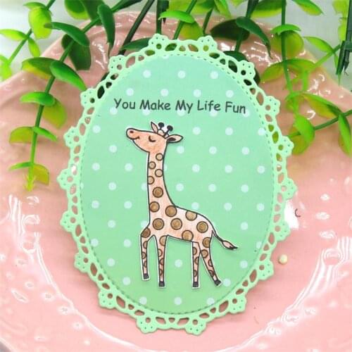 YPP CRAFT Oval Frame Metal Cutting Dies Stencils for DIY Scrapbooking/photo album Decorative Embossing DIY Paper Cards