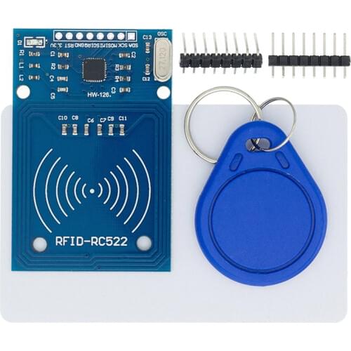 1pcs MFRC-522 RC522 RFID RF IC card sensor module to send Fudan card,Rf module keychain