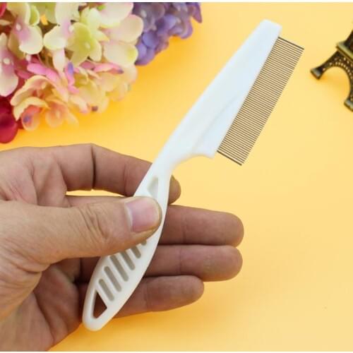 1200pcs/lot Pet Dog Hair Flea Comb Stainless Pin Grooming Brush Comb For Cats Dogs Clean Tool SN614