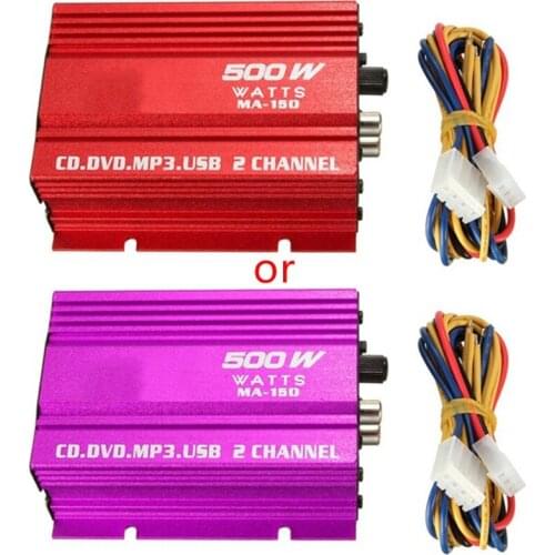 18W Small Amplifier 12V Car Small Amplifier Car HIFI Amplifier Pure