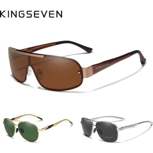 3PCS Combined Sale KINGSEVEN Brand Design Sunglasses Men Polarized Brown Lens UV Protection