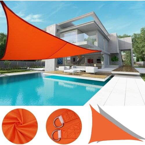 3X3X4.3M Triangle Sun Shade Sail Canopy for 95%UV Block Sun Shelter for Outdoor Facility&Activities Backyard Awning Awning Tarps