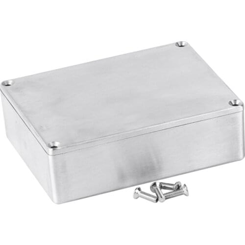 1590XX Silver Aluminium Enclosure Case Hammond Effectors Aluminum Die Cast Enclosure Box