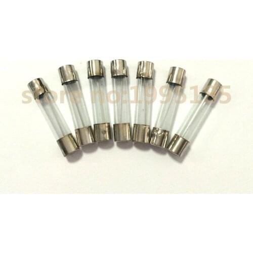 Free shipping 10pcs 6*30 SMD fast blow glass fuse 5A 250V 6x30 glass tube fuse