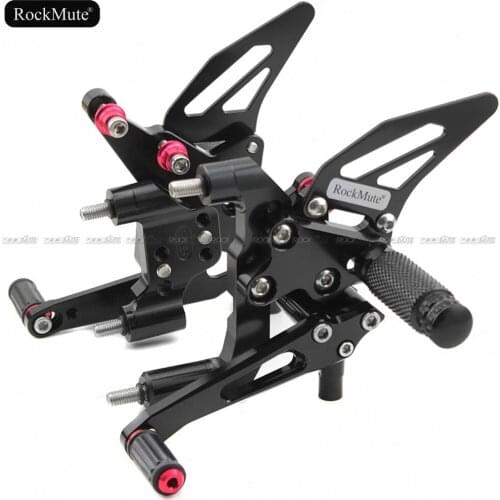 For DUCATI 899 959 1199 PANIGALE CNC Motorcycle Aluminum Footrest Set Footboard Pedal Foot Peg Rear Set