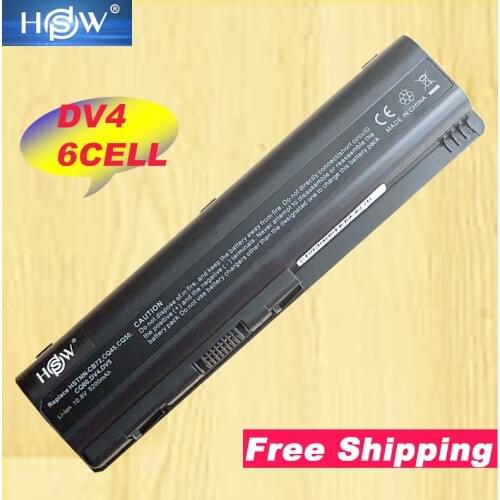 HSW Latpop Battery For HP Pavilion DV4 DV5 DV6 CQ60 CQ61 484170-001 HSTNN-LB72 EV06 USA