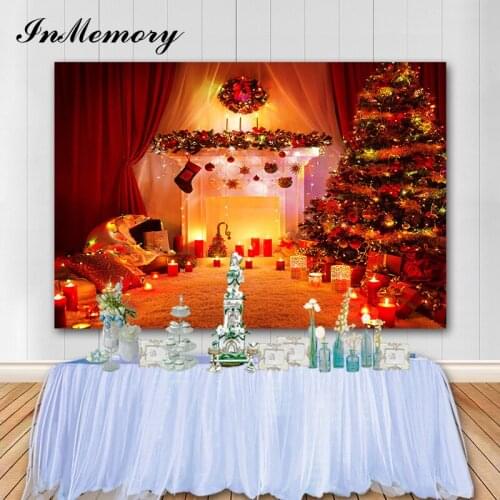 InMemory Newborn Photography Background Kids 1st Birthday Party DecorChristmas Photo Backdrops Holiday Decorations Photophone