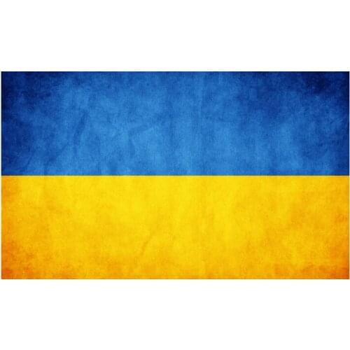 KAFNIK,Custom ukraine do the old Flag Retro National Flag 14*21cm/30*45cm/60*90cm(2*3ft)/90*150cm for home Decorative