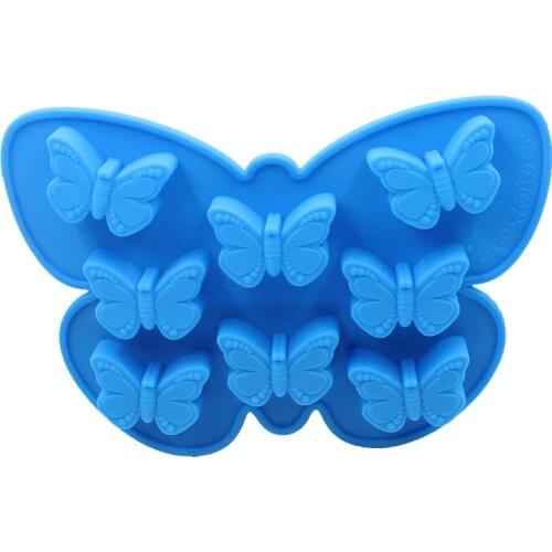 Creative Silicone Mold Handmade Soap Mold Ice Tray Mold Insect Mold Animal Paradise Butterfly Mold Ice Box Cake Chocolate Mold