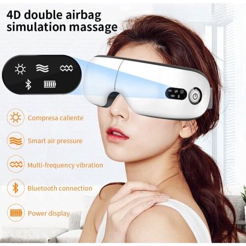 Eye Massager 9D Air Pressure Vibration Eye Care Instrument Fatigue Relieve Hot Compress Bluetooth Music Smart Massage glasses
