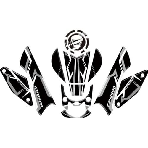 For Honda CB650R Modified New Motorcycle Sticker Fuel Tank Sticker Fuel Tank Side Sticker Non-slip Sticker Fish Bone Sticker