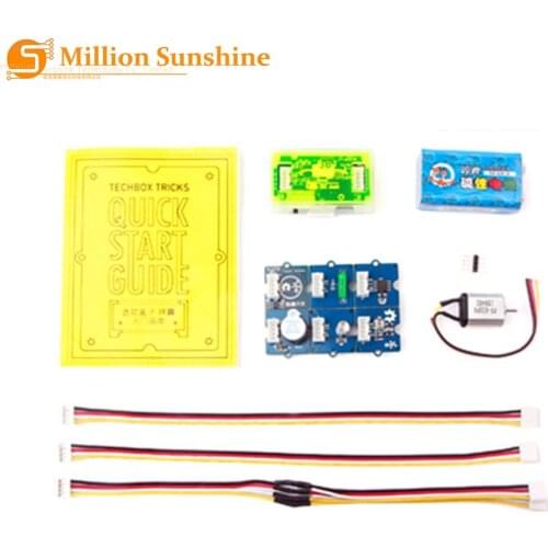 Chow Fire Created Kit Techbox Tricks without programming DIY electronic building blocks winder