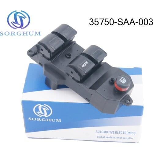 35750-SAA-003 35750SAA003 Right Driver Side Power Window Master Control Switch For Honda Fit