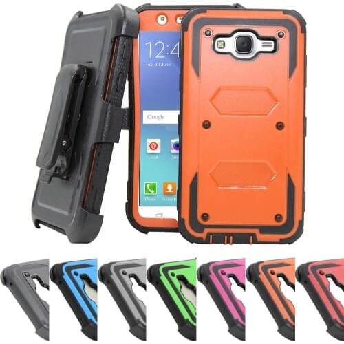Heavy Duty Hybrid Armor Case With Belt Clip Holster Phone Cover For Samsung Galaxy J7 Neo J701M / J7 Nxt J701F / J7 Core SM-J701