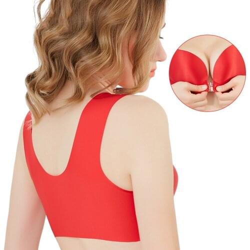 Front Closure Underwear Plus Size Bra, Underwear, Custom, Anti-Sagging, 52E, Plus Large Cup Sleep Lightweight And Breathable Bra