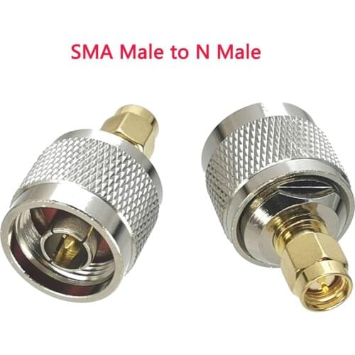 1Pcs RP-SMA Female plug to N Male Plug RF Adapter Connector Coaxial High Quanlity 50ohm