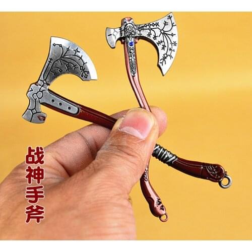 10cm 1:6 Weapon Model God Of War Alloy Axe 12-Inch Action Figure Toy Scene Prop Equipment