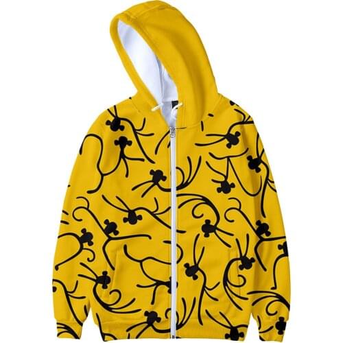 2021 New Monkey 3D Printed Zipper Hoodies Men/Women Fashion Long Sleeve Hooded Sweatshirt Hot Sale Streetwear Clothes