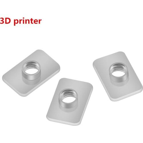 3D Printer Engraving Machine Openbuilds Accessories Carbon Steel Galvanized T-Nuts Aluminum Profile Nuts