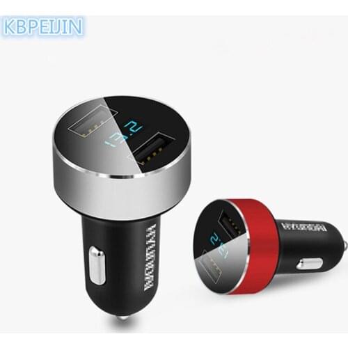 Car styling Smart Car Charger Digital Display Dual USB Phone Charger for Buick regal gs excelle encore lacrosse accessories