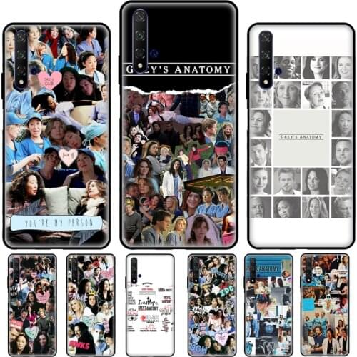 Greys Anatomy Collage For Huawei Y3 Y5 Y6 Y7 2017 2018 Y9 Prime 2019 Y7A Y5P Y6P 2020 Nova 5T 2 3 i Phone Case