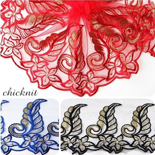 CHICKNIT width 110mm Fashion Bohemia style Multiple colors for Doll Wedding Dress Accessorie Tuxedo lace WB008