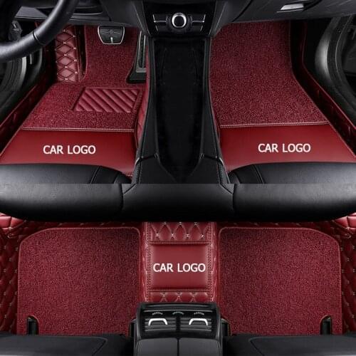 CUWEUSANG Custom car floor mats for Audi A4 A5 A6 SQ5 RS4 RS6 RS7 RS5 A8 A7 Q3 Q5 Q7 S3 S5 S6 S7 S8 R8 TT A1 A3 car foot styling
