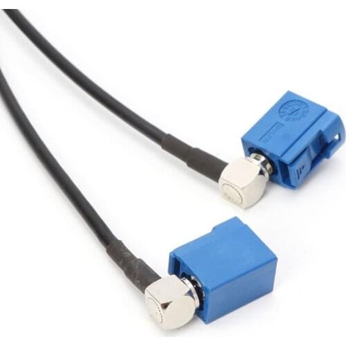 Fakra C Male Plug To 2 x Fakra C Female Jack RG174 Y Type Splitter Combined Cable