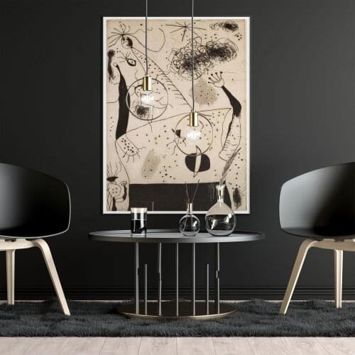 Joan Miró, The Giantess, 1938, Premium Posters, Mirò Painting, Miro lithograph, Exhibition Poster, Galerie Berggruen Paris