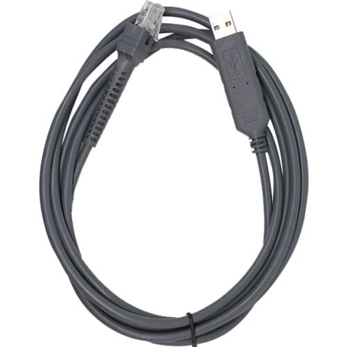 HWO-MARK USB 2M Straight Cable with Chip For Symbol LS1902 Compatible Scanner Cable