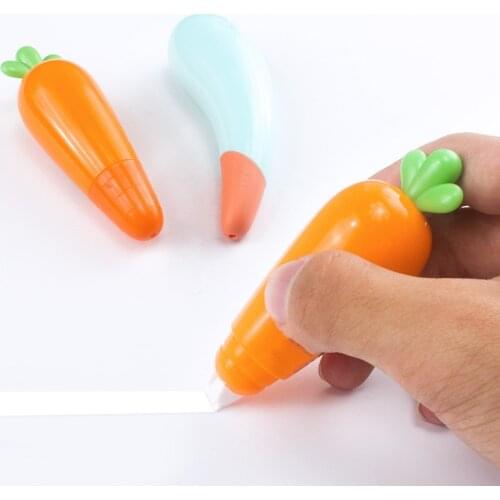 Carrot Correction Tape Diary Cute Stationery School supplies Office Supply Kids Gift material escolar kawaii eraser corrector