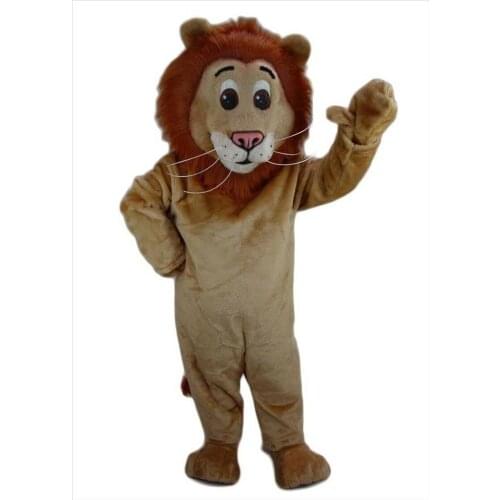 TOP SALE Lion Mascot Costume Animal Cartoon Fancy Dress Adult Cosplay Prop Suits Event Unisex Cartoon Apparel Cosplay Halloween