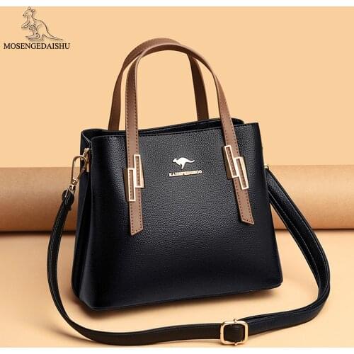 Fashion Letter Design Womens Handbag Panelled Designer High Quality PU Leather Ladies One-shoulder Messenger Bags Bolso Mujer