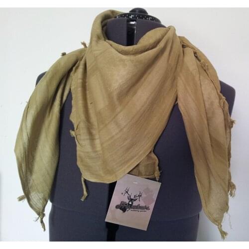 Keffiyeh scarf men scarf airsoft Afghan beige