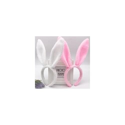 Easter Fluffy Rabbit Ears Headband for Adult Children Fashion Cute Hairband Bunny Ear Hairband Hair Accessories Holiday Gifts