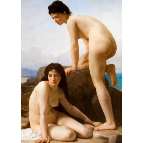 Wholesale oil painting # TOP NUDE NUD art # Peter Rubens BATHING ART PAINTING ON CANVAS --FREE SHIPPING COST