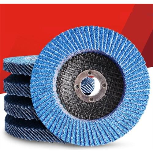 Flap disc polishing pad metal polishing 100 thickened Louvre blade polishing wheel