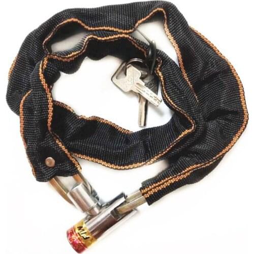 Heavy Duty 1meter Motorbike Motorcycle Scooter Bicycle Chain Pad Lock Bike Accessories Candado Bicicleta Замок Для Велосипеда