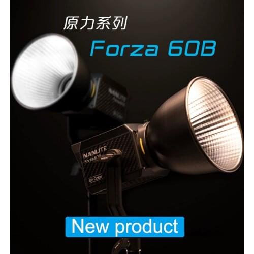 Nanguang Nanlite 60 60B Photography lighting 60w LED Light 6500K Outdoor Monolight COB Light Flash Strobe Light lamp Bi Color