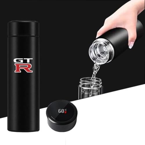 Stainless Thermos Temperature Display Smart Water Bottle Vacuum Flasks Thermoses Coffee Cup Christmas Gifts for Nissan GTR New