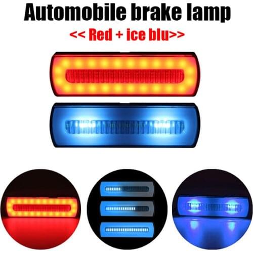 Universal 500LM Car Tail Lights External Waterproof Auto Warning Rear Side Brake Stop Signal Strobe Lamp For Truck Bus RV