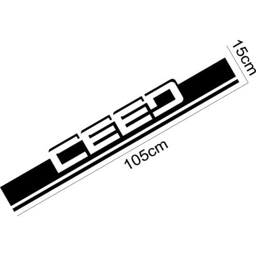 High Quality KK Vinyl Film Long Strip Decals Automobile Hood Cover Car Stickers for Racing Sports Styling Decoration Accessories