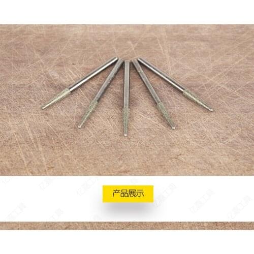 High quality diamond grinding Round head needle Jade diamond polishing carving stick NO.C0330