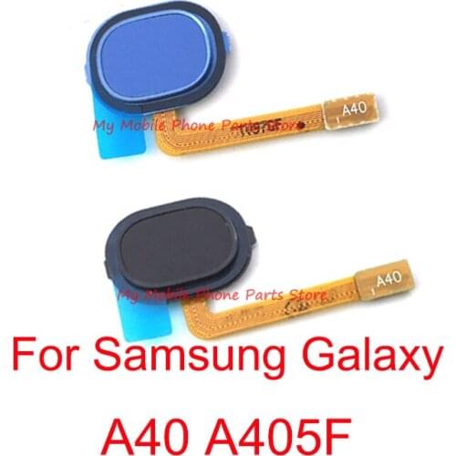 Touch ID Fingerprint Sensor Return Back Home Menu Button Key Flex Cable For Samsung Galaxy A40 A405 A405F Replacement Parts