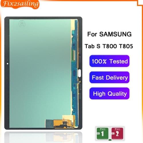 For Samsung Galaxy Tab S T800 T805 LCD Display Touch Screen Digitizer Assemble For Samsung T800 T805 SM-T800 SM-T805 T807 LCD