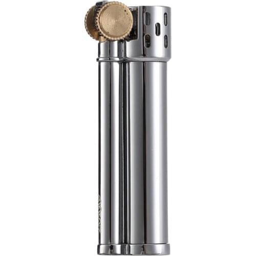 ZORRO Metal Brass Slim Gasoline Lighter Inox Men Smoking Lighter